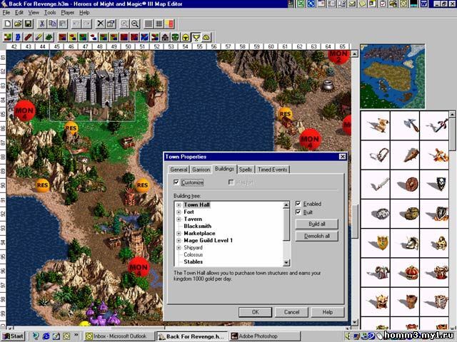 heroes of might and magic 3 map editor